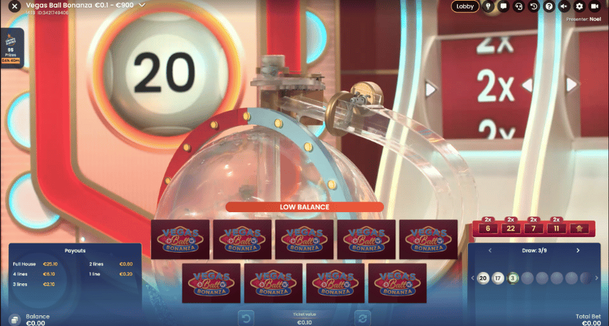 Vegas Ball Bonanza Live